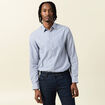 Chemise manches longues bleu marine homme