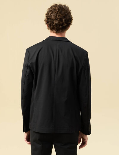 Veste blazer stretch noir homme