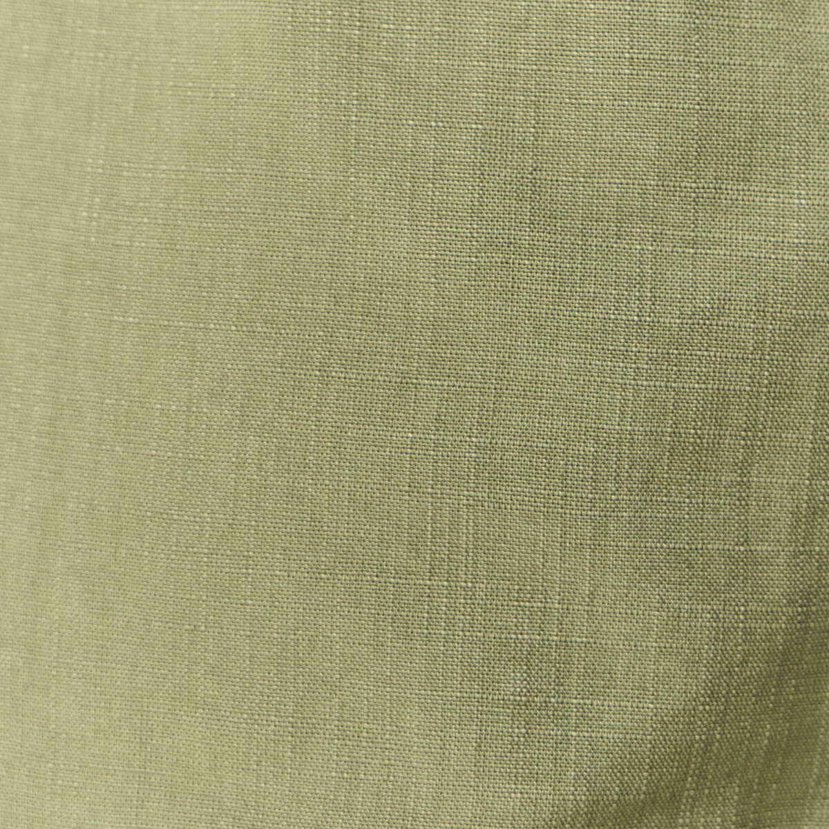 Pantalon droit à coulisse vert kaki femme