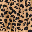 Jupe longue portefeuille marron clair femme