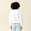 Gilet matelassé ecru femme