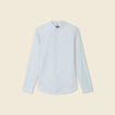 Chemise manches longues bleu ciel homme