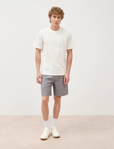 Bermuda gris fonc&eacute; homme