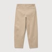 Pantalon coupe large beige homme