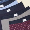 Lot 5 boxers bleu marine homme