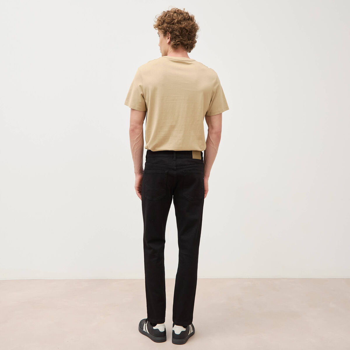 Jeans slim longueur 30 denim noir homme