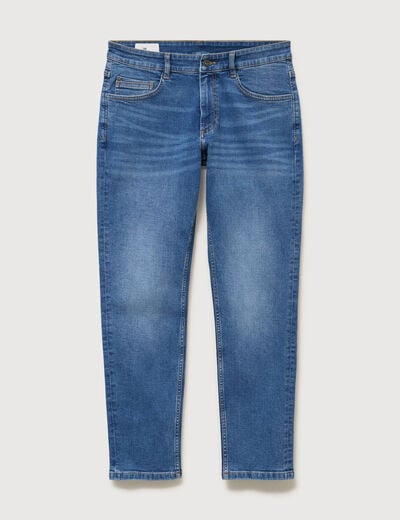 Jeans slim longueur 30 denim stone homme