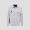 Surchemise éco-responsable gris foncé homme