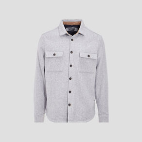 surchemise eco responsable gris fonce homme Surchemise éco-responsable gris foncé homme