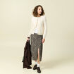 Jupe fluide noir femme
