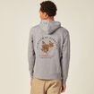 Sweat manches longues gris foncé homme