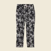 Pantalon carotte fluide noir femme