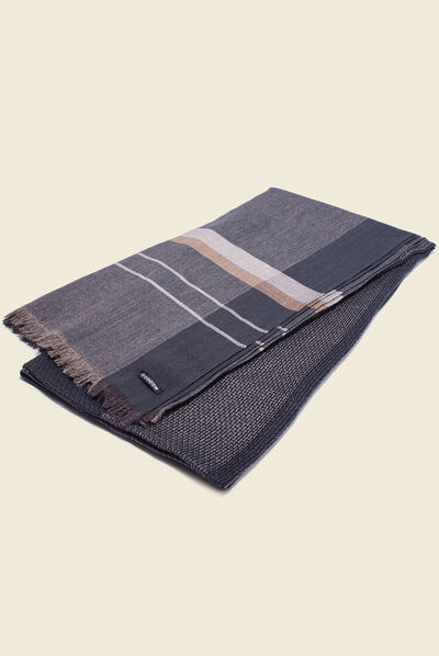 Foulard noir homme