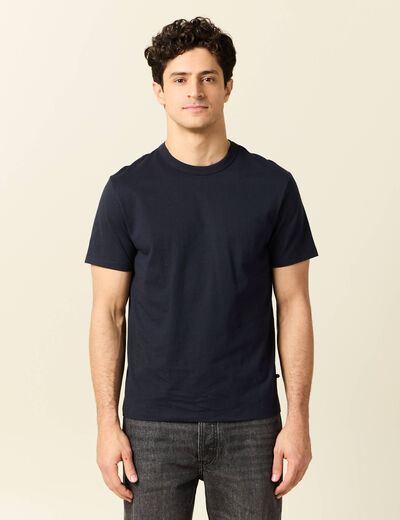 T-shirt éco-responsable bleu marine homme