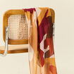 Foulard marron cognac femme