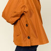 Parka oversize à capuche camel femme