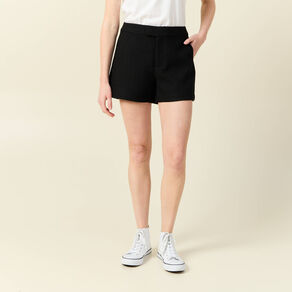 short droit noir femme Short droit noir femme