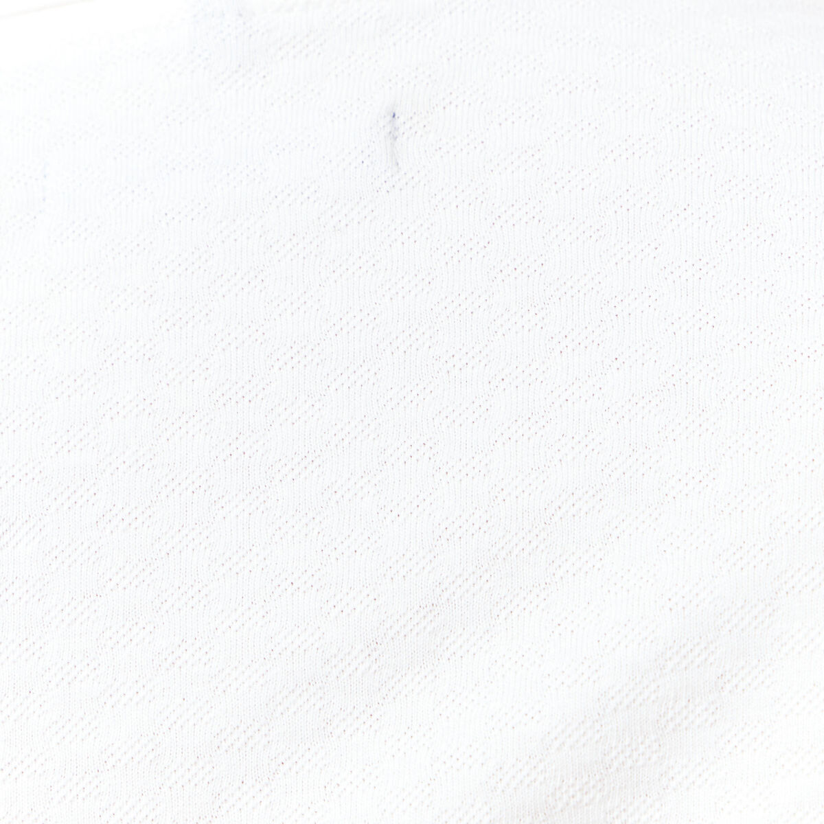 Polo cintr&eacute; en coton manches courtes blanc homme