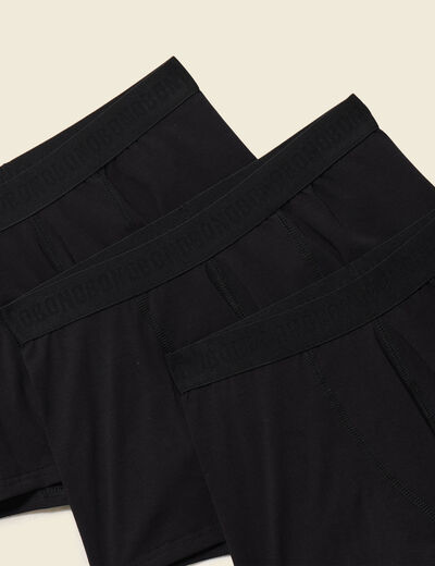 Lot de 3 boxers noir homme