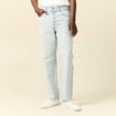 Jeans large 5 poches denim snow bleach homme