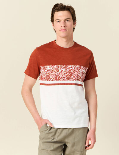 T-shirt éco-responsable ecru homme