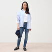 Jeans skinny push up 7/8&egrave;me denim stone femme