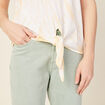 T-shirt manches courtes rose clair femme
