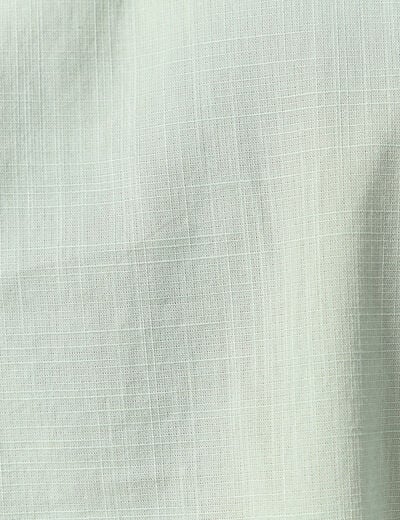 Chemise manches courtes vert olive homme