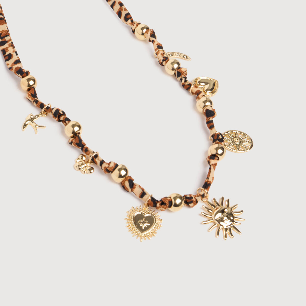 Collier camel femme