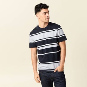t shirt manches courtes bleu marine homme T-shirt manches courtes bleu marine homme