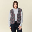 Gilet éco-responsable bleu marine femme
