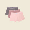 Lot 3 boxers vieux rose homme