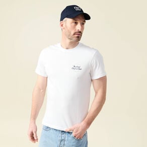 t shirt manches courtes blanc homme T-shirt manches courtes blanc homme