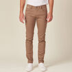 Jeans slim vert kaki homme