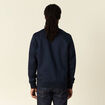 Blouson zipp&eacute; col teddy bleu marine homme