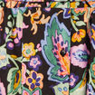 Robe midi droite multicolore femme