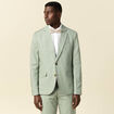 Veste blazer cintré vert olive homme