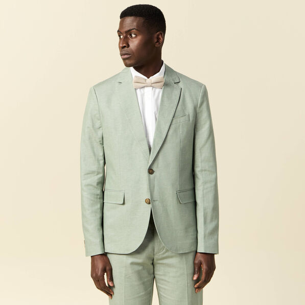 Veste blazer cintré vert olive homme