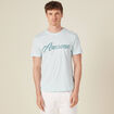 T-shirt manches courtes bleu ciel homme