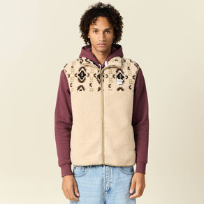 gilet sans manches zippe ecru homme Gilet sans manches zippé ecru homme