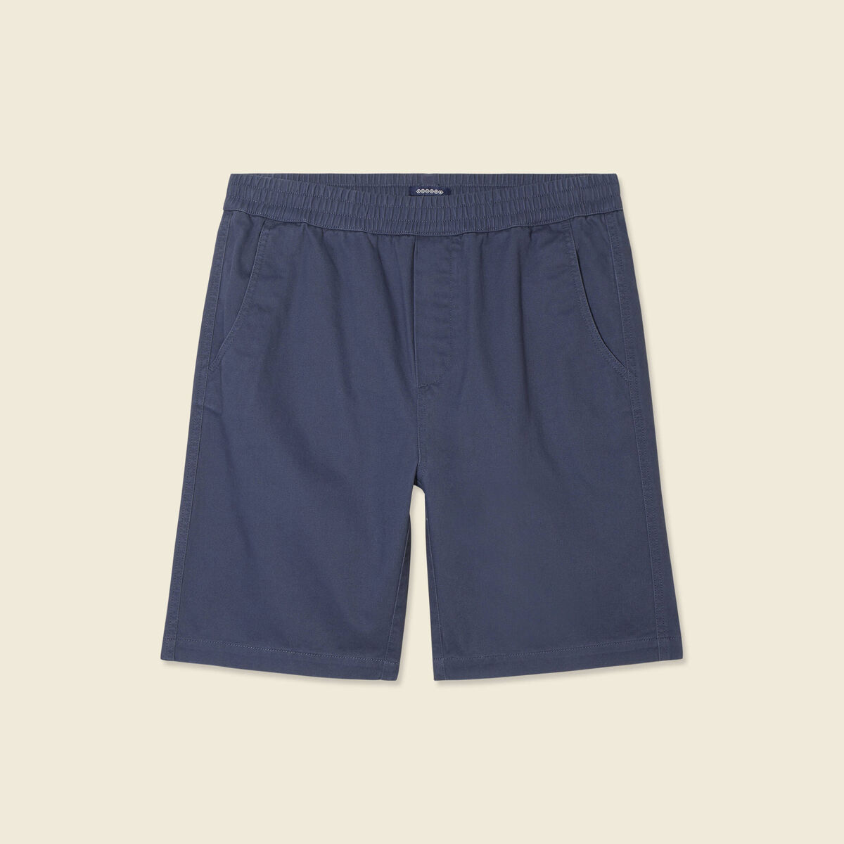 Bermuda droit bleu marine homme