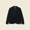 Veste blazer cintr&eacute;e bleu marine homme