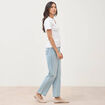 Polo manches courtes blanc femme