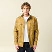 Saharienne col montant manches longues camel homme