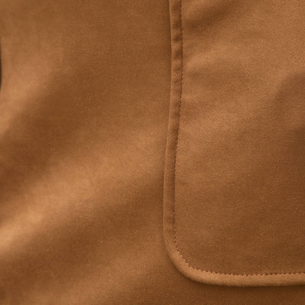 Mini-jupe doubl&eacute;e marron femme