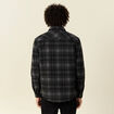 Surchemise manches longues gris foncé homme