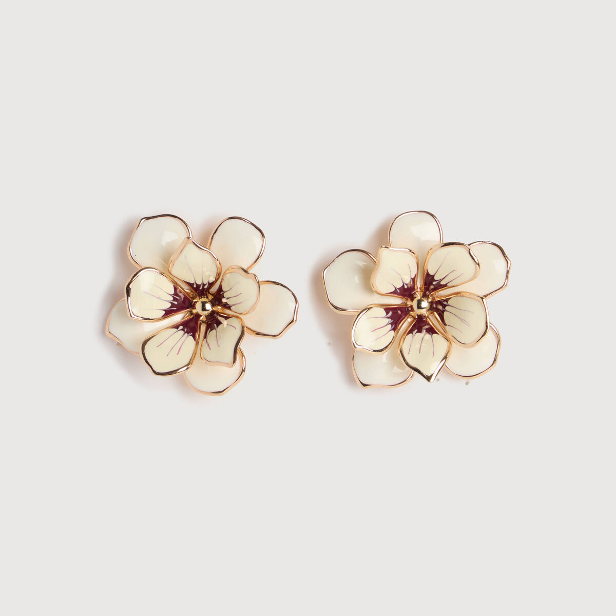 Boucles d'oreilles ivoire femme