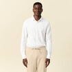 Chemise manches longues blanc homme