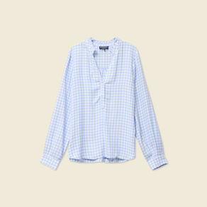 Blouse manches longues gris femme