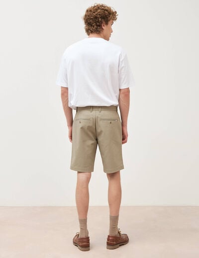 Bermuda vert kaki homme